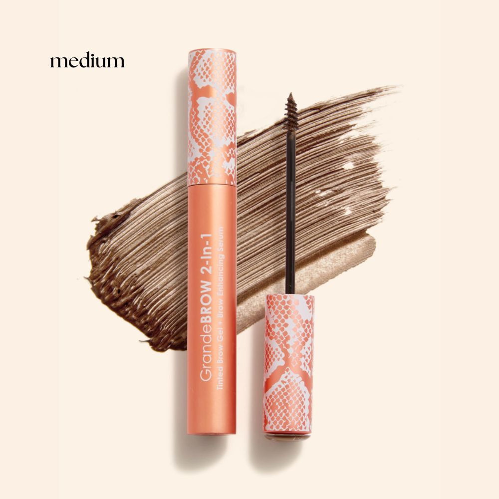 GrandeBROW 2-In-1 Tinted Brow Gel + Brow Enhancing Serum 3.5ml