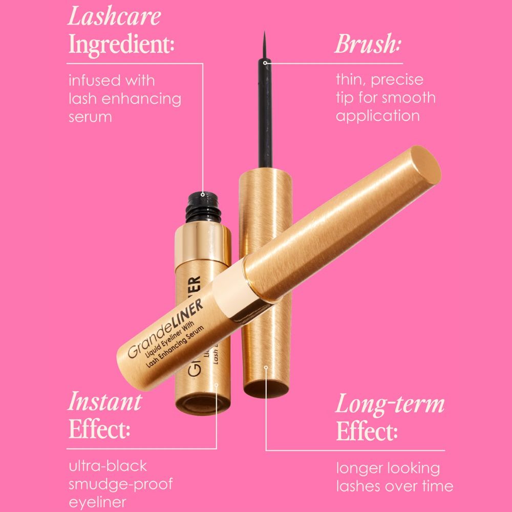 GrandeLINER Liquid Eyeliner with Lash Enhancing Serum 1,5ml