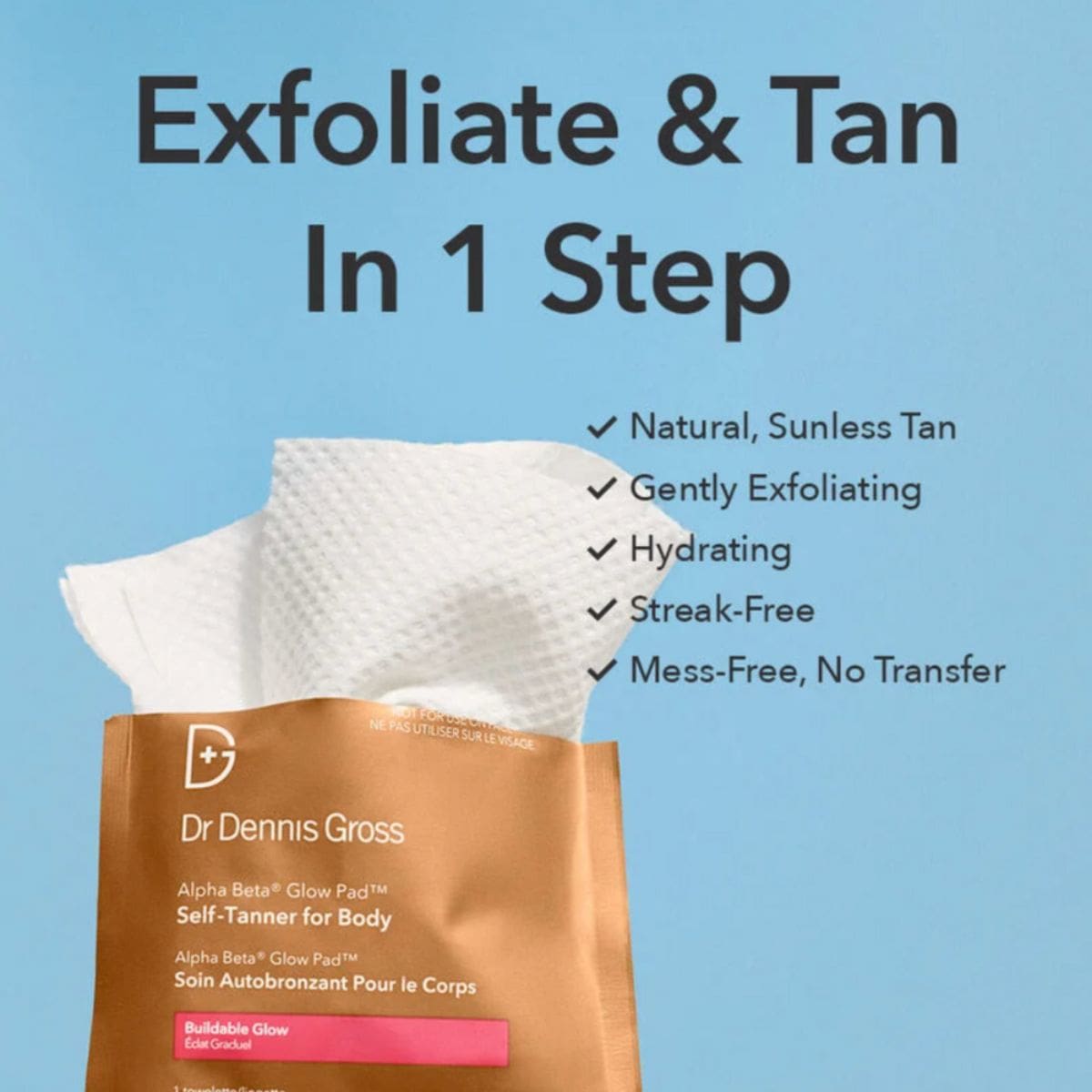 Alpha Beta Glow Pad Self-Tanner for Body