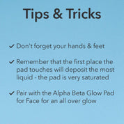 Alpha Beta Glow Pad Self-Tanner for Body