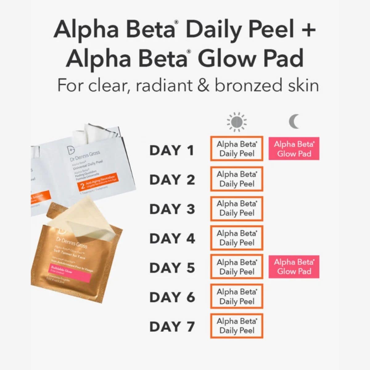 Alpha Beta Glow Pad Self-Tanner for Body