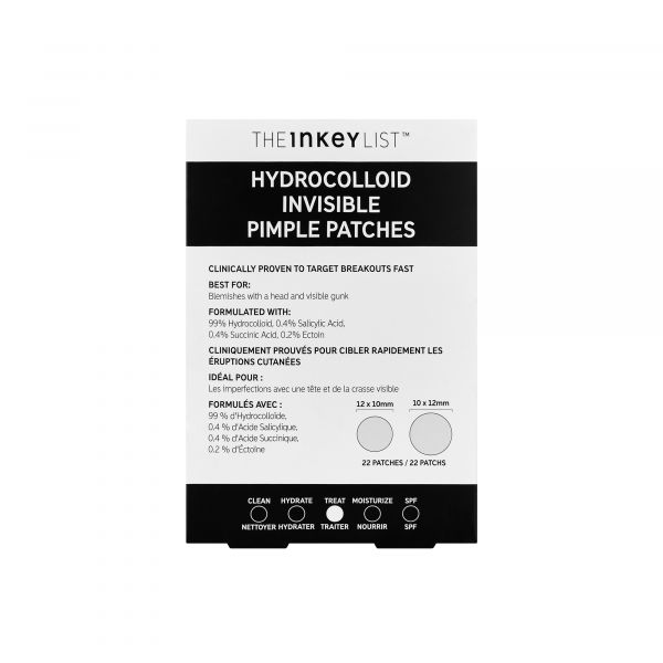 The Inkey List Hydrocolloid Invisible Pimple Patches 