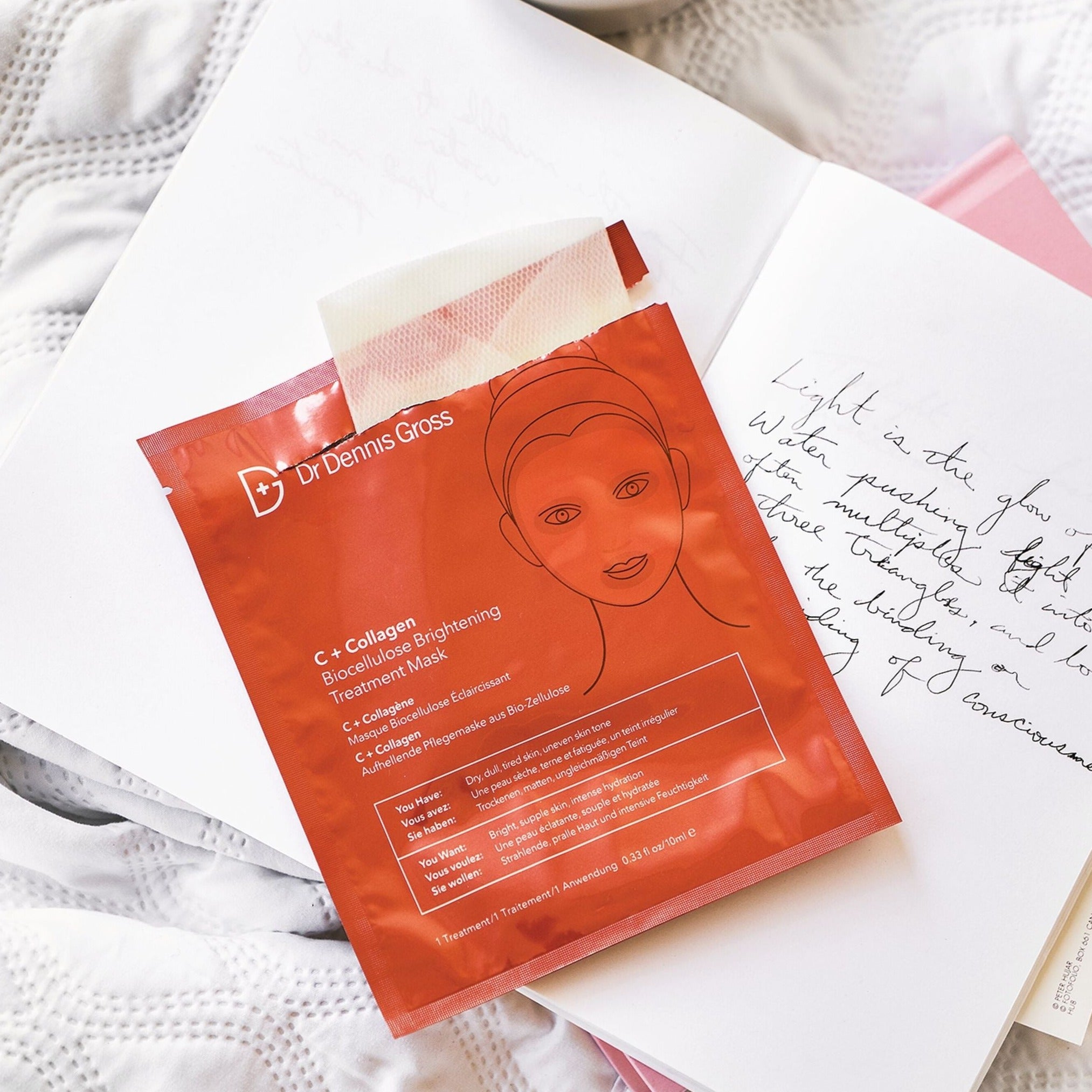 Biocellulose Brightening Treatment Mask 2stk