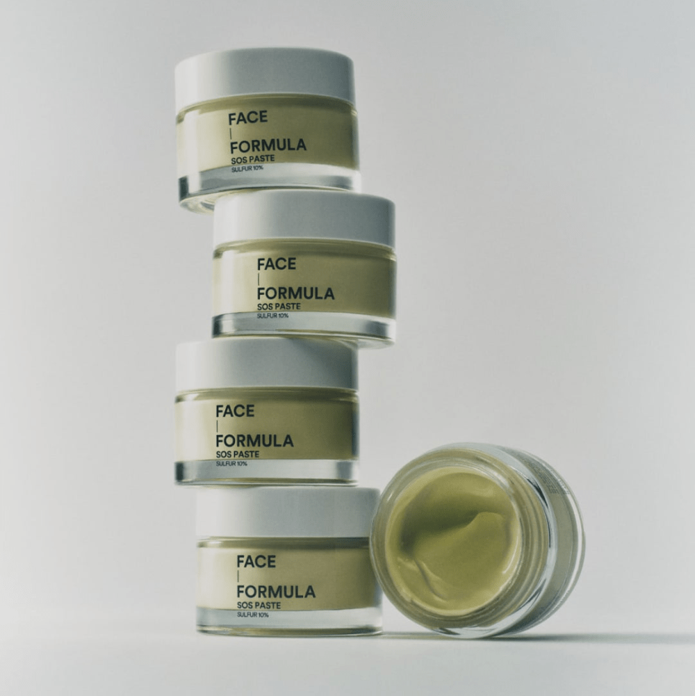 SOS Paste fra Face Formula – svovelbasert krem for akne og rosacea
